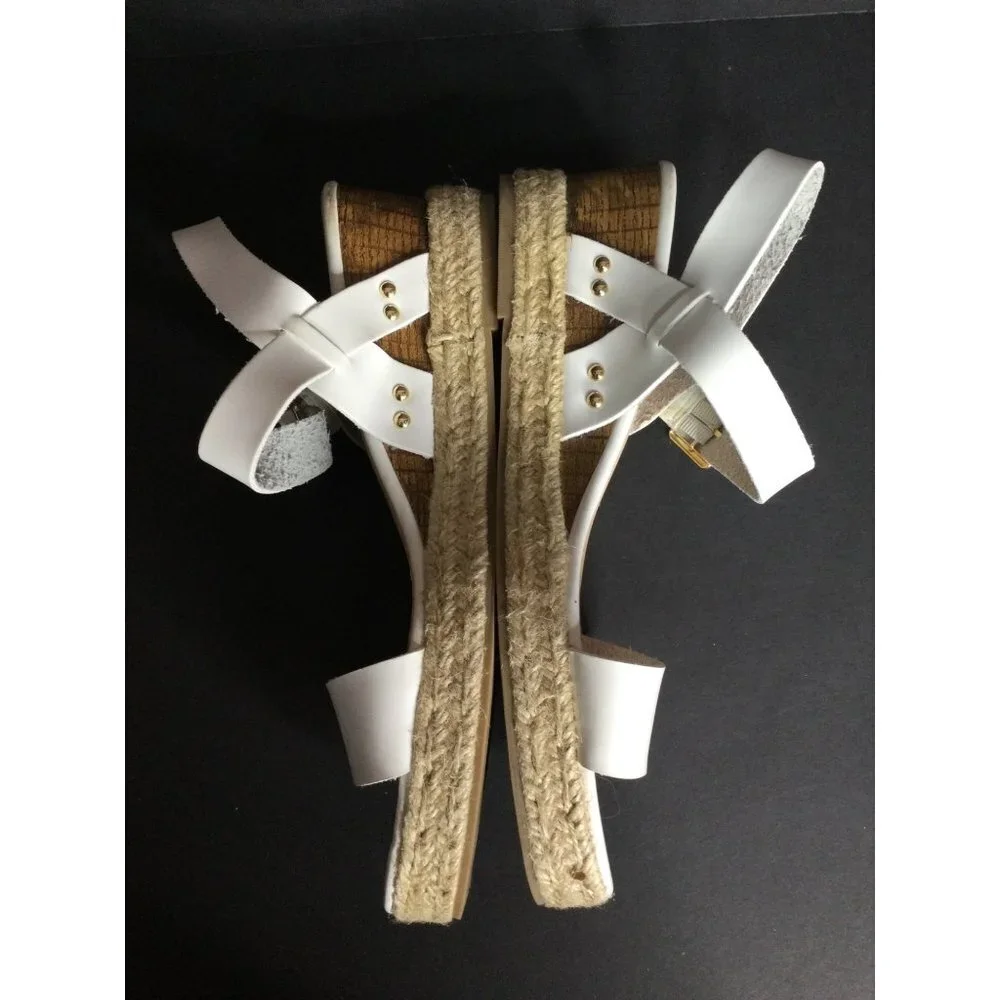 Tommy Bahama Women's Jona Espadrille Wedge Platform Sandal White Size 10 M
